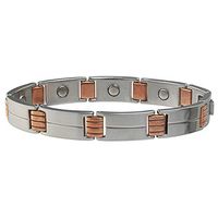 Sabona Magnetic Link Stainless/Copper, L/XL, 1 Ounce