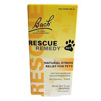 Bach Flower Essences Rescue Remedy for Pets, Alcohol Free - 0.7 Oz (Pack of 2)