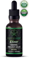 Doctor Hemp | Hemp Oil 1000mg | for Pain, Anxiety, Stress Relief and Better Sleep | 100% Natural, Vegan, Non-GMO, Organic, Colorado Grown | 30 Serv, 33mg/Serv | Natural, Unflavored