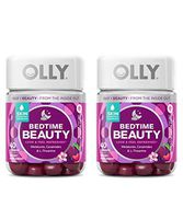 Olly Bedtime Beauty Sleep Gummy! 40 Gummies Plum Berry Flavor! Formulated with Ceramides, Melatonin and L-Theanine!! Supports Sleep and Relaxation! Look and Feel Refreshed! Choose Your Pack! (2 Pack)