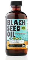 MILD Black Seed Oil Liquid - 2.20%+ Thymoquinone Pungent Flavor Cold Pressed Source of Omega 3 6 9 Black Cumin Seed Oil from 100% Genuine Nigella Sativa 4 Ounce Glass Bottle by Sweet Sunnah