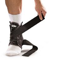 Mueller Hg80 Ankle Brace with Straps, Medium Black