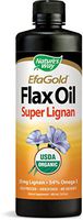 Nature's Way EfaGold Flax Oil Super Lignan USDA Organic 35 mg, 16 fl. oz.