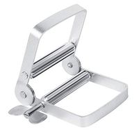 Toothpaste Squeezer, Tube Squeezer Aluminum Toothpaste Dispenser Squeezer for Cooking, Baking, Hair Salon, Cosmetics, Paint Tube, Color Dye, Pack of 2