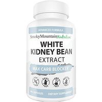 White Kidney Bean Extract (90 Capsules) 100% Carb Blocker and Inhibitor, Fat Absorber and Blockers Supplement for Weight Loss, Keto, Diet Pills, Appetite Suppressant - Smoky Mountain Nutrition