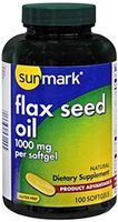 sunmark - Flax Seed Oil Supplement - 1000 mg Strength - Softgel - 100 per Bottle-McK