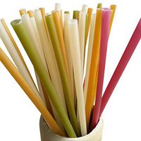 Premium Biodegradable Rice Drinking Straws - Eco Friendly - Organic - Zero Waste Products - Natural Food Products – Disposable – Plastic Free