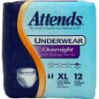 48APPNT40PK - Attends Overnight Protective Underwear with Leakage Barriers, X-Large 58 - 68