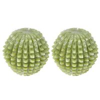 Healifty Spiky Massage Balls 2pcs Massage Ball Serpentine Ball Acupoints Stirring Hand Foot Ball Fitness Ball