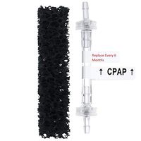 Essential Values 6 Month Supply Cartridge Filter Replacement (Charcoal Sponge + Check Valve) – an Aftermarket Replacement for SoClean 2 Machines | Model SC1200 – Grey Cartridge Sold Separately