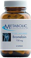 Metabolic Maintenance Bromelain - 750 Milligrams Digestive Enzyme to Support Protein Digestion, No Fillers (60 Capsules)