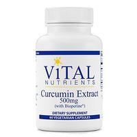 Vital Nutrients - Curcumin Extract (with Bioperine) - Nutritional Support for Normal Tissue Health - 60 Capsules per Bottle - 500 mg