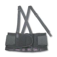 Size XL, Hook and Loop, Spandex Belt with Adjustable Shoulder Straps