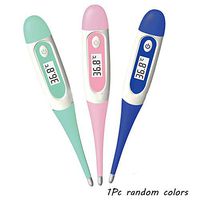 1PC Soft Head Thermometer,Digital Thermometer,Children Home LCD Display Digital Thermometer Fever Temperature Monitor Soft Head Thermometer