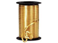 250YDS* 3/8" Holiday Gold Crimped Poly Curling Ribbon