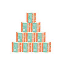 Domiry 10 Rolls Ultra Soft Toilet Paper, 3 Ply 100% Natural Wood Pulp Bathroom Tissue Paper for Family(White) (TP-01)