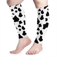 Cow Print Unisex Calf Compression Sleeve - Leg Compression Socks for Running, Shin Splint, Calf Pain Relief, Leg Support Sleeve