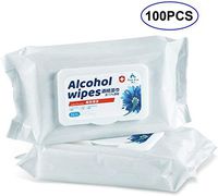 Detergent Wipes Clean Wipes，75% Solvent Content Clean Wipes - Wipes delivery time is 15 Working Days.（2 Packs,100 PCS）