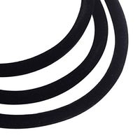 B.D Craft 1 Roll Round Velet Cord Thread Black Cord Thread with PVC Tube inside for Jewelry Making DIY Craft