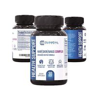 Hair, Skin, and Nails Supplement with Biotin by Clinical Effects - with Essential Hair and Skin Vitamins for Healthy Growth - for Men and Women - 30 Capsules (3)