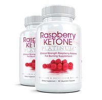 Raspberry Ketone Platinum Weight Loss Pills and Fat Burner | Natural, Pure, Extra Strength Metabolism Booster and Appetite Suppressant To Melt Away Belly Fat | 2 Bottles, 60 Vegetarian Capsules Each
