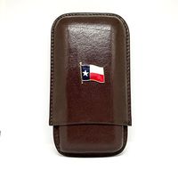 Texas Flag 3-Finger Cigar Case – Leather Cigar Case – Cigar Cutters by Jim