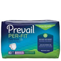 Prevail Per-Fit Protective Underwear, Maximum Plus Absorbency, Regular, 20 Count (Pack of 4 (80 Count))