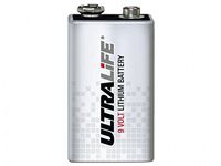 Durable Ultralife Long-Life 9V Lithium Battery - Foil Pack