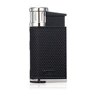Colibri EVO Angled Single Jet Flame Lighter - Black & Silver