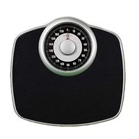 Lcxliga Precision Weight Scale with Oversized Dial,Easy to Read Measurements,Analog Scales Without Buttons/no Battery, Retro Black 180kg/396lb
