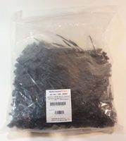 HellermannTyton 156-00091 Fir Tree Mount and Cable Tie, 30lbs, 8.0" Long, Fixing Hole Dia .38"-.39", PA66HS, Black, 500/pkg