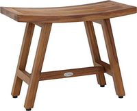 (Fully Assembled) AquaTeak Patented 24" Asia Lotus Teak Shower Bench