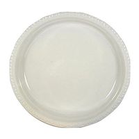 UDL 5oz Plain Plastic Dessert Bowls (Pack of 50) (One Size) (White)