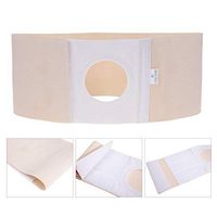 Ostomy Hernia Belt, Elastic Ostomy Hernia Belt for Colostomy Bag Abdominal Binder with Stoma Opening Navel Hernia Support, Help Relieve Pain for Incisional, Epigastric, Ventral, Inguinal Hernia(XL)