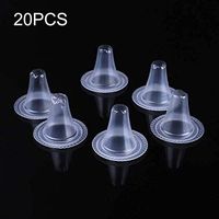 O-heart 20pcs Disposable Ear Thermometer Covers, Earmuffs Ear Thermometer Earcap Replacement Lens Filters Probe Covers Digital Thermometers Cover Refill Caps