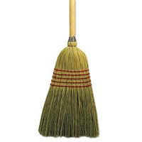 Boardwalk 926CCT Parlor Broom, Corn Fiber Bristles, 55-Inch Wood Handle, Natural, 12/Carton