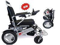 ComfyGO Best Rated Exclusive Deluxe Electric Wheelchair Motorized Fold Foldable Power Wheel Chair, Lightweight Folding Carry Electric Wheelchair, Powerful (Silver Color - Seat Width 19.8")