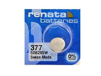 Renata #377 Silver Oxide Battery - 5 Pack