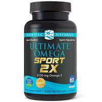 Nordic Naturals Ultimate Omega Sport 2X - Extra Omega-3s Support Heart, Brain, and Immune Health*, 60 Count