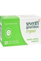Seventh Generation Chlorine-Free Organic Super Tampon - 16 Tampons