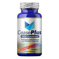 Cease Plus Anti-Alcohol & Alcohol Support Supplement Natural Alcohol Cravings. Now with Glutathione a natural detoxifier that helps to eliminate harmful toxins and support Liver Detox