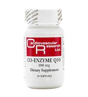 Cardiovascular Research Coenzyme Q10 100 Mg, White, 30 Count