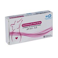 Feminine Hygiene Vaginal Health pH Test Strips 5ct | Individually Wrapped Testing Kit, Medical Swabs Included | Monitor for Infection & Know if You Need Treatment | pH Balance for Women | Free e-Book