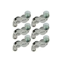 (6) Butterfly 20x 10x Jeweler Folding Double Eye Loupes