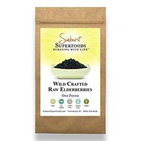Sunburst Superfoods Dried Elderberries | Responsibly Wildcrafted | Imported from Croatia | Sambucus nigra | Order While Supplies Last! (1 Pound)