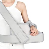 ROY Shoulder Brace Support Sling, Shoulder Stabilizer Rotator Cuff with Abduction Pillow & Ball for Men and Women
