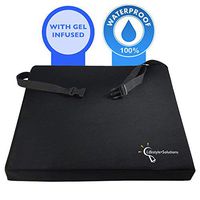 Lifestyle Wheelchair Cushion, Waterproof Orthopedic Gel Seat Pad for Back Support,Coccyx, Sciatica, Pressure Sores and Tailbone Pain Relief
