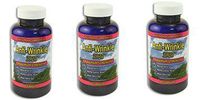 (3) Anti-Wrinkle Max Supplements 180 capsules w/Resveratrol, Alpha Lipoic Acid, Collagen, DMAE, Hyaluronic +