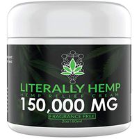 Literally Hemp Pain Relief Cream 150,000 MG Moisturizing Made in The USA Hemp Cream Lab Tested Hemp Oil Formulated for Arthritis Pain Relief Back Pain Relief Neck Pain Relief Hemp Cream for Pain