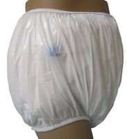 Baby Pants Milky White Adult Pullon Plastic Pants - Large